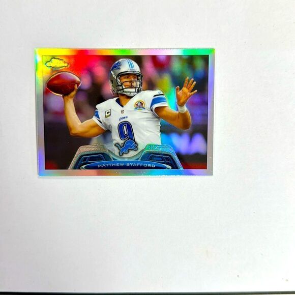 2013 topps chrome refractors matthew stafford #140 mint condition gem rate 33.3 - Picture 1 of 3